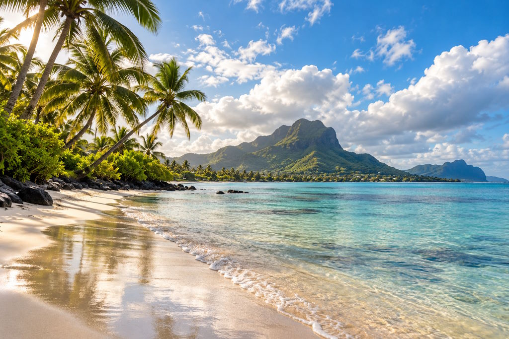 Mauritius: Essen am Strand. Es gibt mehr als Pizza.